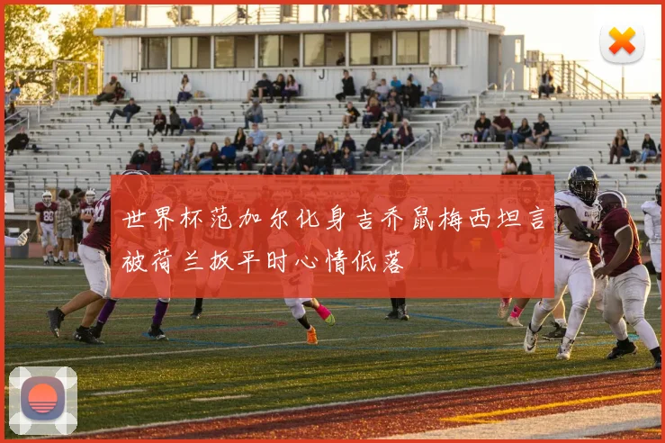 世界杯范加尔化身吉乔鼠梅西坦言被荷兰扳平时心情低落