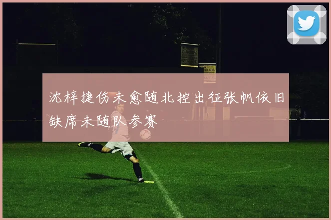 沈梓捷伤未愈随北控出征张帆依旧缺席未随队参赛