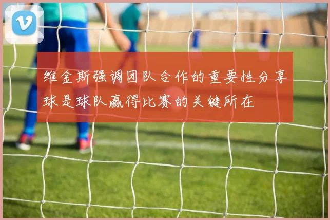 维金斯强调团队合作的重要性分享球是球队赢得比赛的关键所在